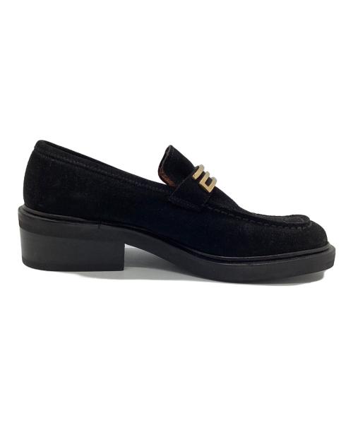 GUCCI（グッチ）GUCCI (グッチ) スウェードローファー ブラック サイズ:34 1/2の古着・服飾アイテム