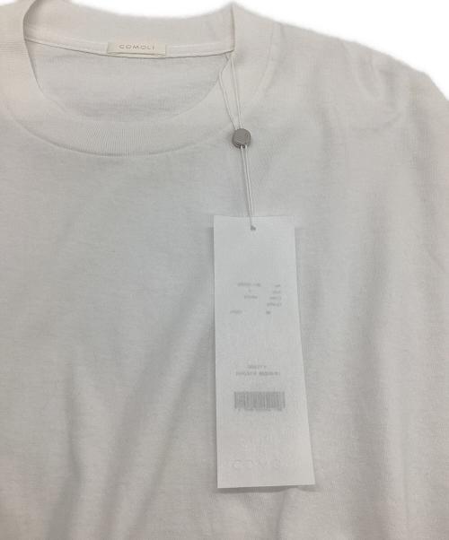 COMOLI（コモリ）COMOLI (コモリ) コットンジャージ長袖Tシャツ ホワイト サイズ:3 未使用品の古着・服飾アイテム