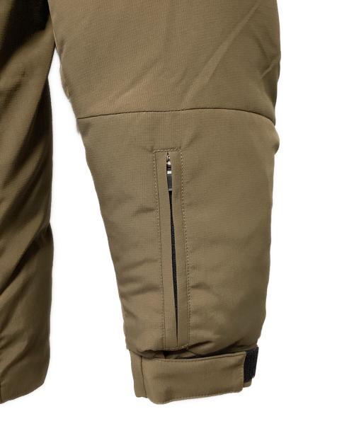 nano・universe（ナノ・ユニバース）nano・universe (ナノ・ユニバース) ダウンジャケット カーキ×ブラック サイズ:Mの古着・服飾アイテム