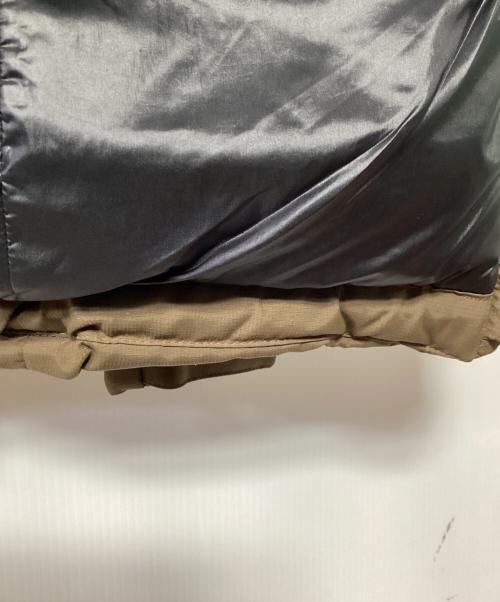 nano・universe（ナノ・ユニバース）nano・universe (ナノ・ユニバース) ダウンジャケット カーキ×ブラック サイズ:Mの古着・服飾アイテム