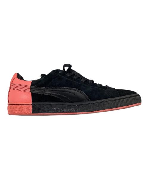 PUMA（プーマ）PUMA (プーマ) ローカットスニーカー ブラック×ピンク サイズ:CM27.5の古着・服飾アイテム