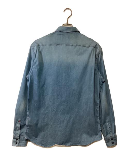 REPLAY（リプレイ）REPLAY (リプレイ) 長袖シャツ ブルー サイズ:XLの古着・服飾アイテム