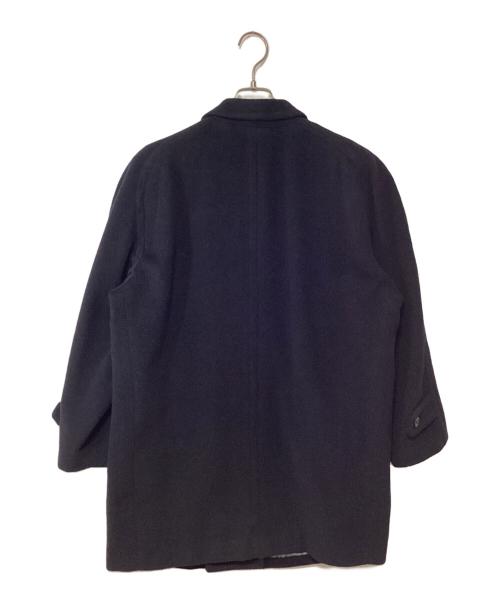 Christian Dior（クリスチャン ディオール）Christian Dior (クリスチャン ディオール) ウールダブルブレストコート ネイビー サイズ:Sの古着・服飾アイテム
