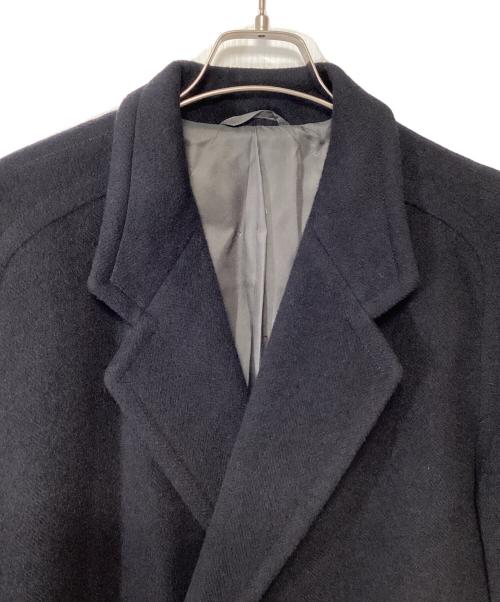 Christian Dior（クリスチャン ディオール）Christian Dior (クリスチャン ディオール) ウールダブルブレストコート ネイビー サイズ:Sの古着・服飾アイテム