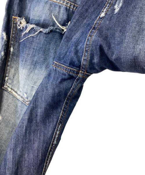 DOLCE & GABBANA（ドルチェ＆ガッバーナ）DOLCE & GABBANA (ドルチェ＆ガッバーナ) ダメージデニムパンツ インディゴ サイズ:44の古着・服飾アイテム