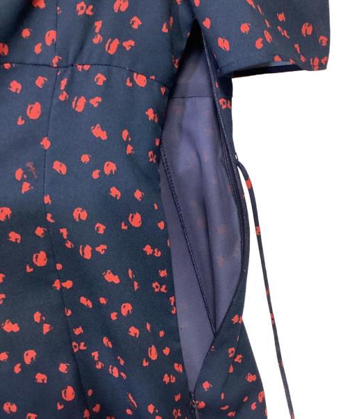 ROSY LUCE（ロージールーチェ）ROSY LUCE (ロージールーチェ) 半袖ワンピース　	BIRTHDAY DRESS ネイビー×レッド サイズ:Sの古着・服飾アイテム