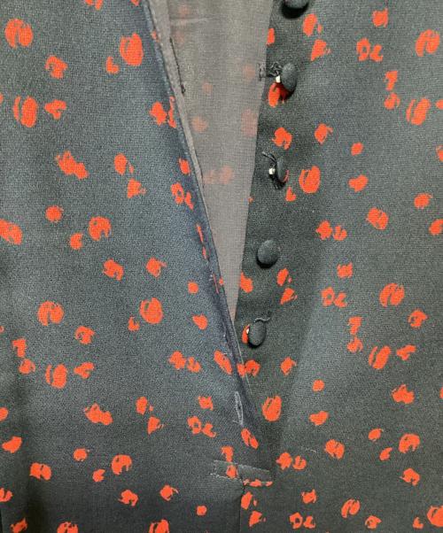 ROSY LUCE（ロージールーチェ）ROSY LUCE (ロージールーチェ) 半袖ワンピース　	BIRTHDAY DRESS ネイビー×レッド サイズ:Sの古着・服飾アイテム