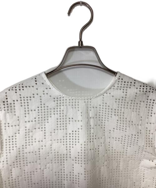 UNITED ARROWS（ユナイテッドアローズ）UNITED ARROWS (ユナイテッドアローズ) 半袖ブラウス ホワイト サイズ:表記なしの古着・服飾アイテム