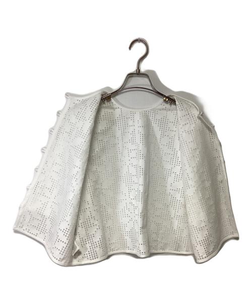 UNITED ARROWS（ユナイテッドアローズ）UNITED ARROWS (ユナイテッドアローズ) 半袖ブラウス ホワイト サイズ:表記なしの古着・服飾アイテム