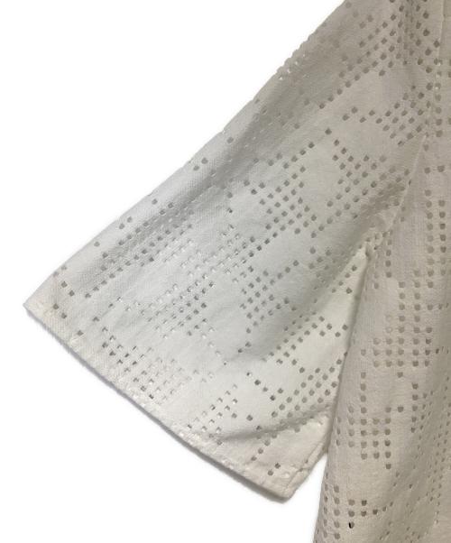 UNITED ARROWS（ユナイテッドアローズ）UNITED ARROWS (ユナイテッドアローズ) 半袖ブラウス ホワイト サイズ:表記なしの古着・服飾アイテム