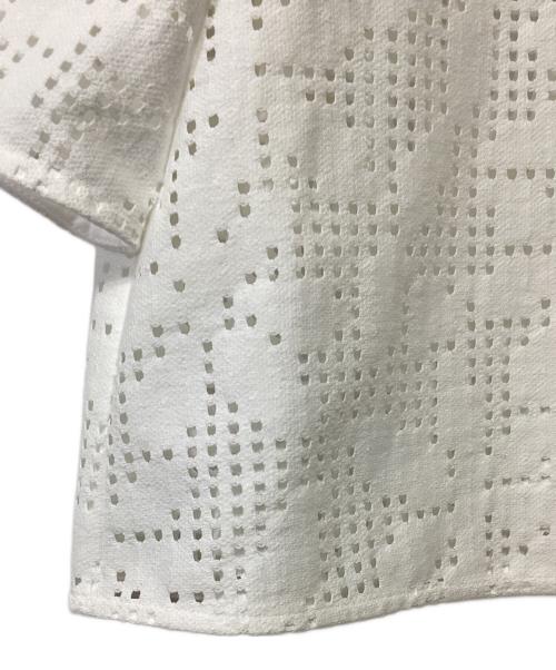 UNITED ARROWS（ユナイテッドアローズ）UNITED ARROWS (ユナイテッドアローズ) 半袖ブラウス ホワイト サイズ:表記なしの古着・服飾アイテム