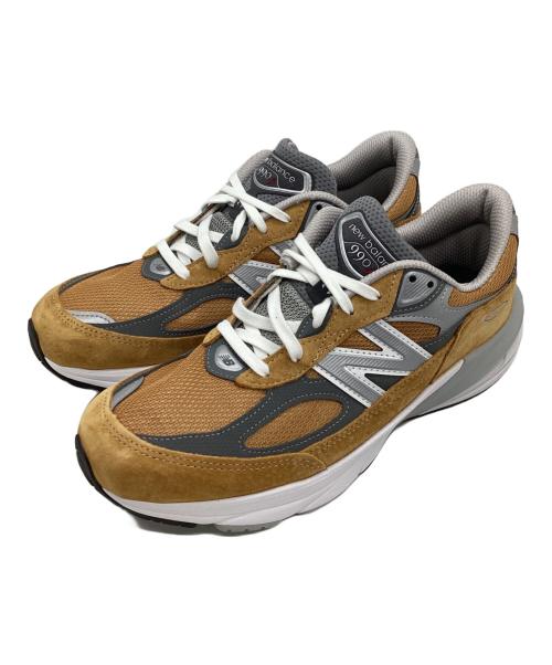 NEW BALANCE（ニューバランス）NEW BALANCE (ニューバランス) ローカットスニーカー　Made in U.S.A. 990 V6 ベージュ×グレー サイズ:26.5の古着・服飾アイテム