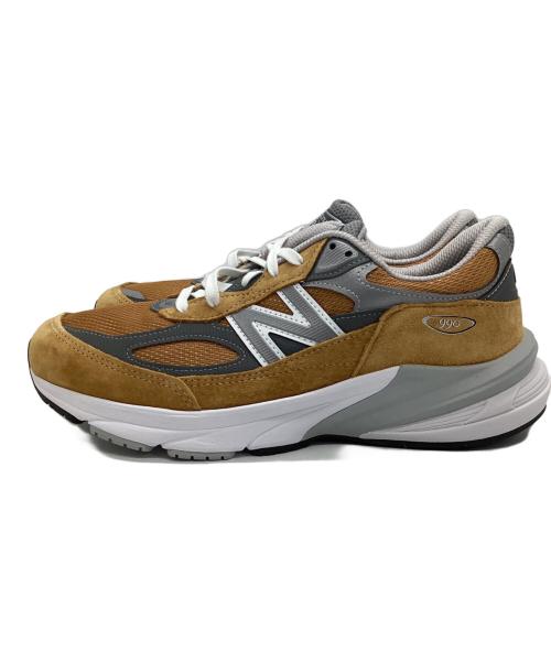 NEW BALANCE（ニューバランス）NEW BALANCE (ニューバランス) ローカットスニーカー　Made in U.S.A. 990 V6 ベージュ×グレー サイズ:26.5の古着・服飾アイテム