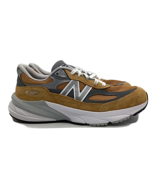 NEW BALANCE（ニューバランス）NEW BALANCE (ニューバランス) ローカットスニーカー　Made in U.S.A. 990 V6 ベージュ×グレー サイズ:26.5の古着・服飾アイテム