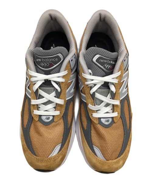 NEW BALANCE（ニューバランス）NEW BALANCE (ニューバランス) ローカットスニーカー　Made in U.S.A. 990 V6 ベージュ×グレー サイズ:26.5の古着・服飾アイテム