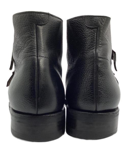 BOW-TIE（ボウタイ）BOW-TIE (ボウタイ) ダブルモンクブーツ ブラック サイズ:3 1/8の古着・服飾アイテム