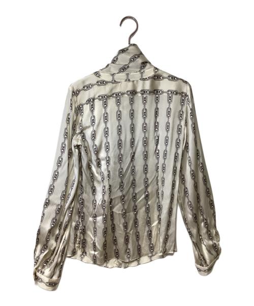 CELINE（セリーヌ）CELINE (セリーヌ) ブラウス アイボリー サイズ:36の古着・服飾アイテム