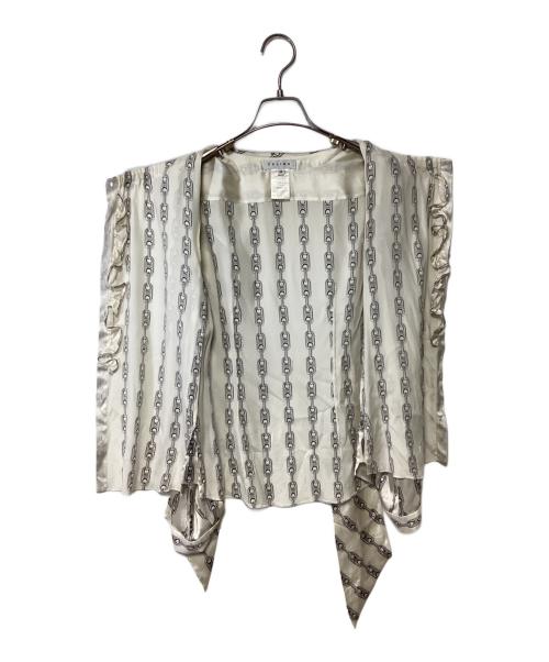 CELINE（セリーヌ）CELINE (セリーヌ) ブラウス アイボリー サイズ:36の古着・服飾アイテム