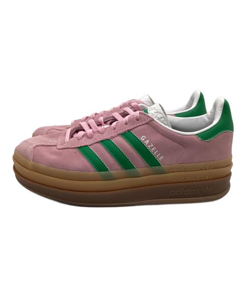 adidas Originals（アディダスオリジナル）adidas Originals (アディダスオリジナル) Gazelle Bold ピンク×グリーン サイズ:245の古着・服飾アイテム