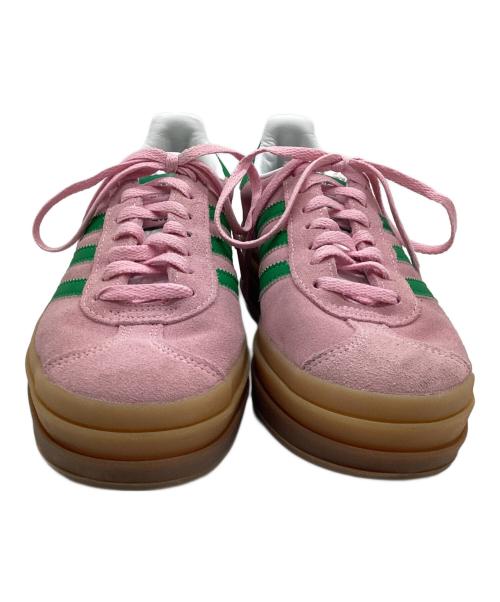 adidas Originals（アディダスオリジナル）adidas Originals (アディダスオリジナル) Gazelle Bold ピンク×グリーン サイズ:245の古着・服飾アイテム