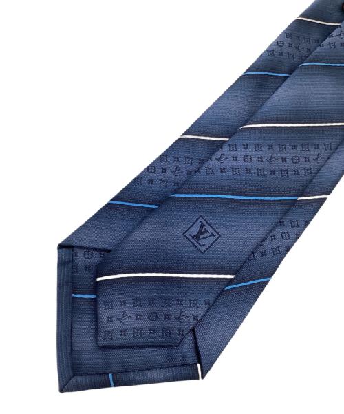 LOUIS VUITTON（ルイ ヴィトン）LOUIS VUITTON (ルイ ヴィトン) ネクタイ　モノグラム ネイビー サイズ:表記無しの古着・服飾アイテム