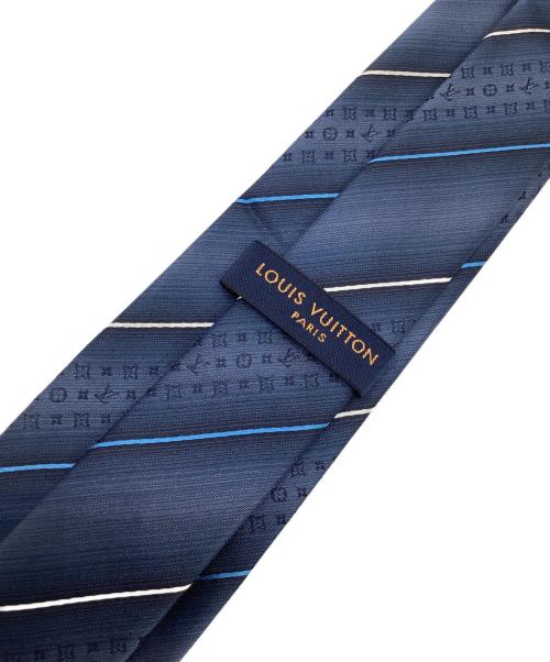LOUIS VUITTON（ルイ ヴィトン）LOUIS VUITTON (ルイ ヴィトン) ネクタイ　モノグラム ネイビー サイズ:表記無しの古着・服飾アイテム