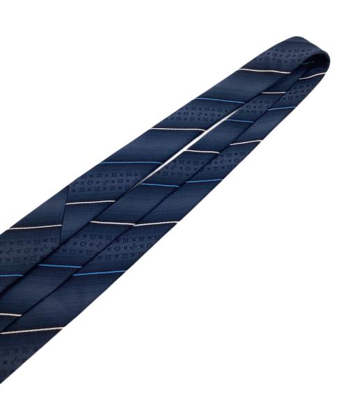 LOUIS VUITTON（ルイ ヴィトン）LOUIS VUITTON (ルイ ヴィトン) ネクタイ　モノグラム ネイビー サイズ:表記無しの古着・服飾アイテム