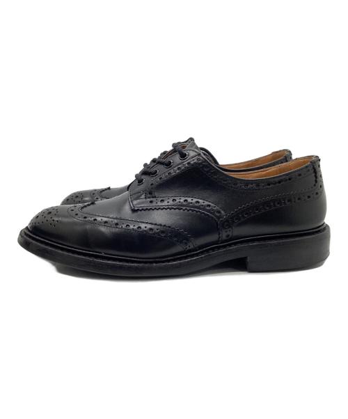 Tricker's（トリッカーズ）Tricker's (トリッカーズ) ウィングチップシューズ　BOURTON ブラック サイズ:8 1/2の古着・服飾アイテム