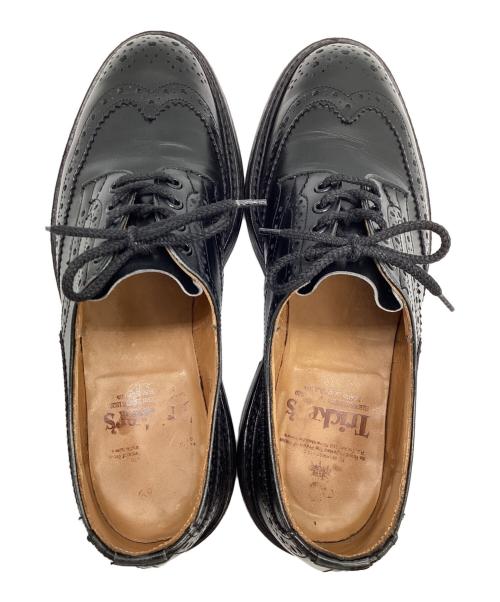 Tricker's（トリッカーズ）Tricker's (トリッカーズ) ウィングチップシューズ　BOURTON ブラック サイズ:8 1/2の古着・服飾アイテム