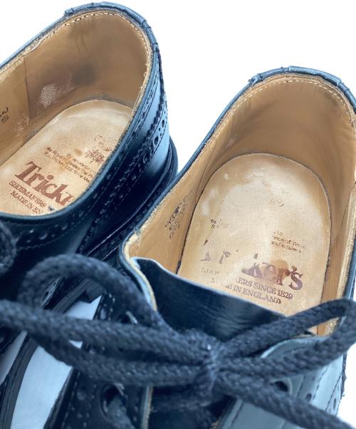 Tricker's（トリッカーズ）Tricker's (トリッカーズ) ウィングチップシューズ　BOURTON ブラック サイズ:8 1/2の古着・服飾アイテム