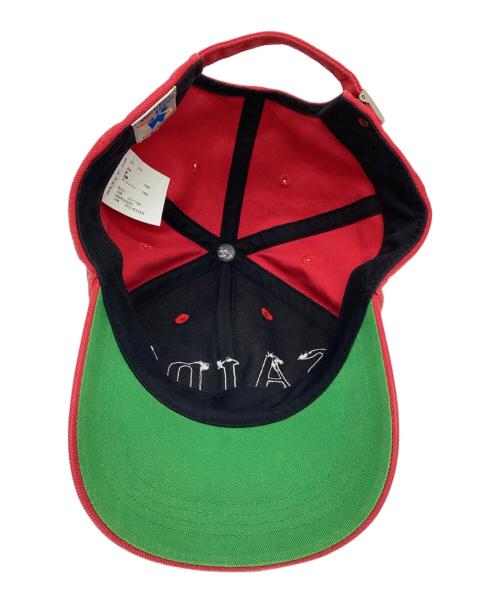 SAINT MICHAEL（セントマイケル）SAINT MICHAEL (セントマイケル) 6 PANEL CAP SAINT RED レッド サイズ:OSの古着・服飾アイテム