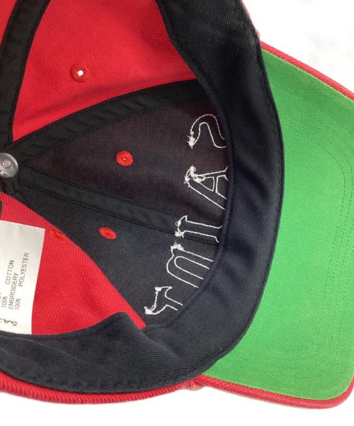 SAINT MICHAEL（セントマイケル）SAINT MICHAEL (セントマイケル) 6 PANEL CAP SAINT RED レッド サイズ:OSの古着・服飾アイテム
