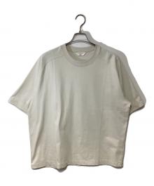 STILL BY HAND（スティルバイハンド）の古着「Cotton Saddle Sleeve S/S Tee」｜ホワイト