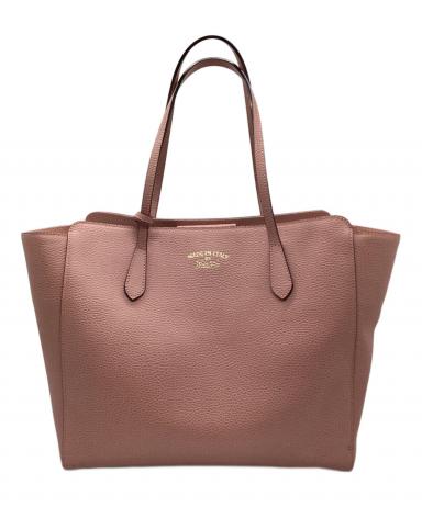 中古・古着通販】GUCCI (グッチ) スウィングトートバッグ ピンク