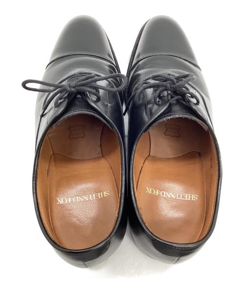 SHETLAND FOX（シェットランドフォックス）SHETLAND FOX (シェットランドフォックス) ストレートチップシューズ ブラック サイズ:SIZE 24 (6)の古着・服飾アイテム