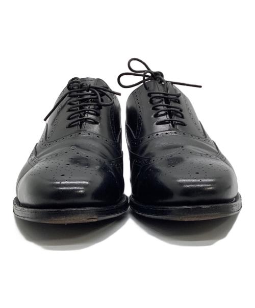 SHETLAND FOX（シェットランドフォックス）SHETLAND FOX (シェットランドフォックス) ウィングチップシューズ ブラック サイズ:SIZE 24cm（6）の古着・服飾アイテム