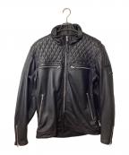 KUSHITANIクシタニ）の古着「46worksアーカナレザージャケット」｜ブラック