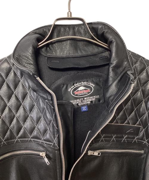 KUSHITANI（クシタニ）KUSHITANI (クシタニ) 46worksアーカナレザージャケット ブラック サイズ:XLの古着・服飾アイテム