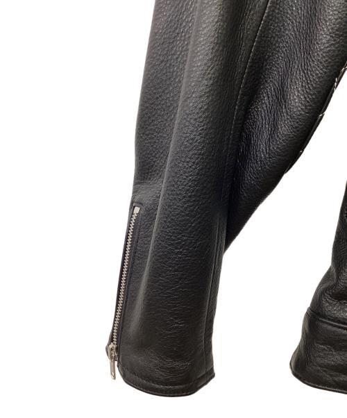 KUSHITANI（クシタニ）KUSHITANI (クシタニ) 46worksアーカナレザージャケット ブラック サイズ:XLの古着・服飾アイテム