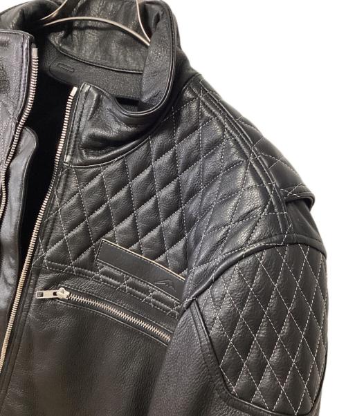 KUSHITANI（クシタニ）KUSHITANI (クシタニ) 46worksアーカナレザージャケット ブラック サイズ:XLの古着・服飾アイテム