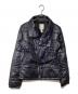 DIESEL（ディーゼル）の古着「中綿ライダースジャケット」｜ネイビー