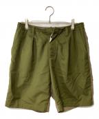 MARNIマルニ）の古着「ハーフパンツ」｜グリーン×ブラウン
