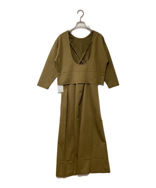 RIM.ARK（リムアーク）RIM.ARK (リムアーク) 2WAYワンピース カーキ サイズ:36 未使用品の古着・服飾アイテム