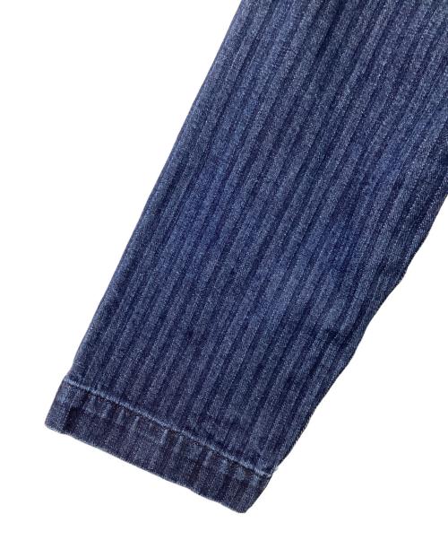 eternite de soi-e（エテルニテ ドゥ ソワ）eternite de soi-e (エテルニテ ドゥ ソワ) 長袖ワンピース インディゴ サイズ:1の古着・服飾アイテム