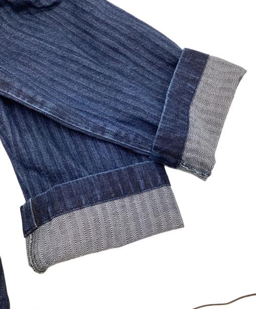 eternite de soi-e（エテルニテ ドゥ ソワ）eternite de soi-e (エテルニテ ドゥ ソワ) 長袖ワンピース インディゴ サイズ:1の古着・服飾アイテム