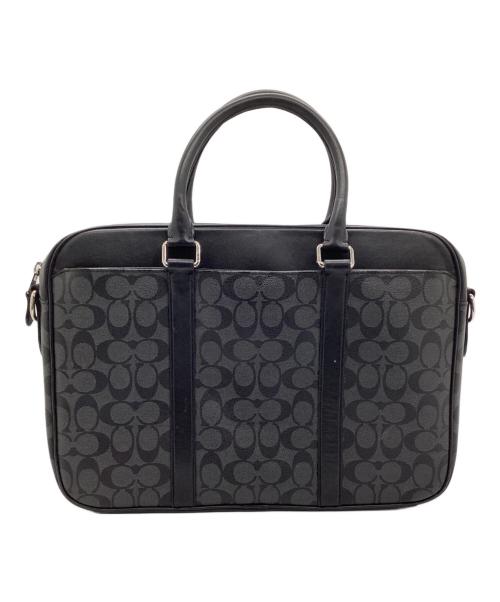 COACH（コーチ）COACH (コーチ) ビジネスバッグ　	シグネチャー ブラックの古着・服飾アイテム