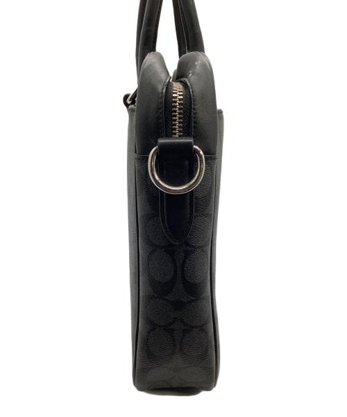 COACH（コーチ）COACH (コーチ) ビジネスバッグ　	シグネチャー ブラックの古着・服飾アイテム