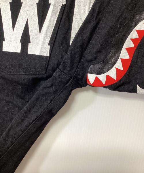 A BATHING APE（ア ベイシング エイプ）A BATHING APE (ア ベイシング エイプ) デニムパンツ ブラック サイズ:Mの古着・服飾アイテム