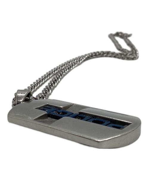 POLICE（ポリス）POLICE (ポリス) ネックレス シルバー×ブルーの古着・服飾アイテム