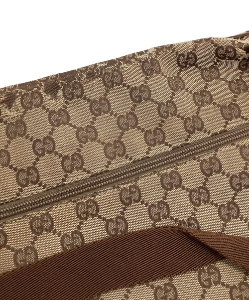 GUCCI（グッチ）GUCCI (グッチ) ショルダーバッグ　GG ベージュ×ブラウンの古着・服飾アイテム